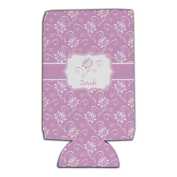 Lotus Flowers 16oz Can Sleeve - Set of 4 - FRONT