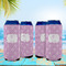 Lotus Flowers 16oz Can Sleeve - Set of 4 - LIFESTYLE