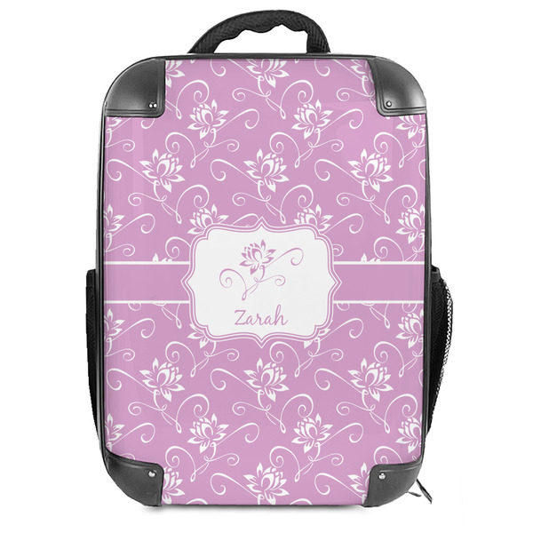 Custom Lotus Flowers Hard Shell Backpack (Personalized)