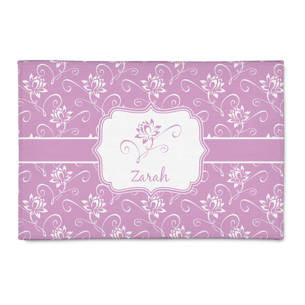 Custom Lotus Flowers Patio Rug (Personalized)