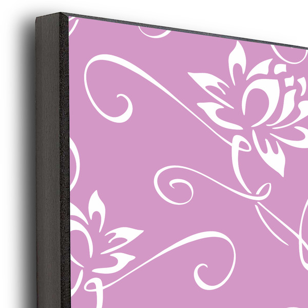 Lotus Flowers 20x30 Wood Print - Closeup