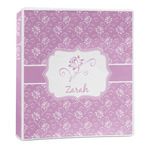 Lotus Flowers 3-Ring Binder - 1 inch (Personalized)