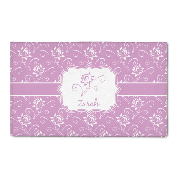 Custom Lotus Flowers 3' x 5' Indoor Area Rug (Personalized)