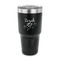 Lotus Flowers 30 oz Stainless Steel Tumbler - Black - Single Sided (Personalized)