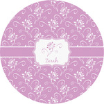 Lotus Flowers Multipurpose Round Labels - 5" (Personalized)