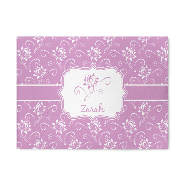 Custom Lotus Flowers Area Rug (Personalized)