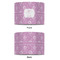 Lotus Flowers 8" Drum Lampshade - APPROVAL (Fabric)