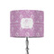 Lotus Flowers 8" Drum Lamp Shade - Fabric (Personalized)