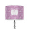Lotus Flowers 8" Drum Lamp Shade - Poly-film (Personalized)