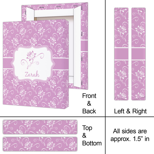 Lotus Flowers 8x10 - Canvas Print - Approval