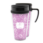 Lotus Flowers Acrylic Travel Mug (Personalized)