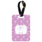 Lotus Flowers Metal Luggage Tag w/ Name or Text
