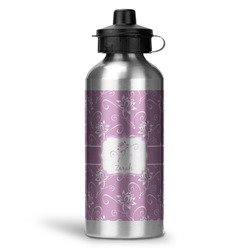 Lotus Flowers Water Bottles - 20 oz - Aluminum (Personalized)
