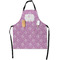 Lotus Flowers Apron With Pockets w/ Name or Text
