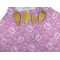 Lotus Flowers Apron - Pocket Detail with Props