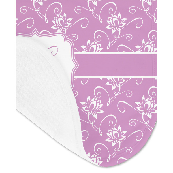 Lotus Flowers Baby Bib - AFT detail