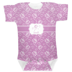 Lotus Flowers Baby Bodysuit 6-12 w/ Name or Text