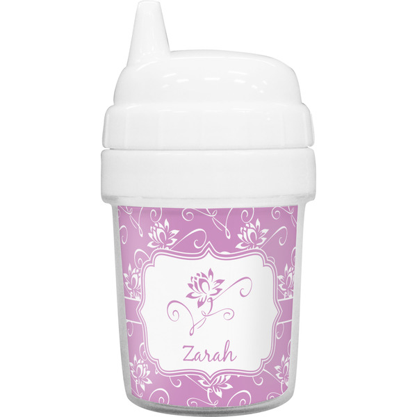 Custom Lotus Flowers Baby Sippy Cup (Personalized)