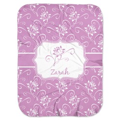 Lotus Flowers Baby Swaddling Blanket (Personalized)
