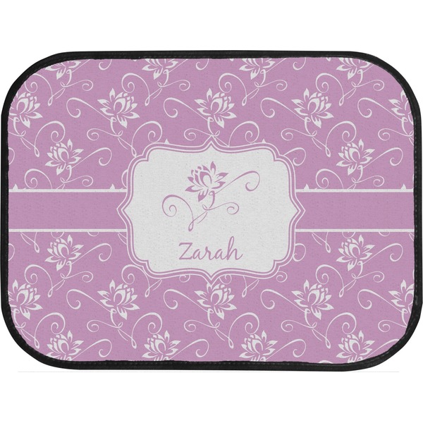 Lotus Flowers Back Seat Car Mat