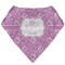Lotus Flowers Bandana Bib (Personalized)