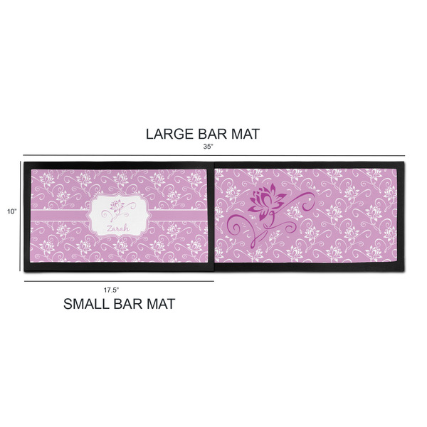 Lotus Flowers Bar Mats - Sizing Chart