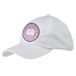 Lotus Flowers Baseball Cap - White (Personalized)