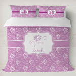 Lotus Flowers Duvet Cover Set - King (Personalized)