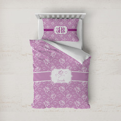 Lotus Flowers Duvet Cover Set - Twin (Personalized)