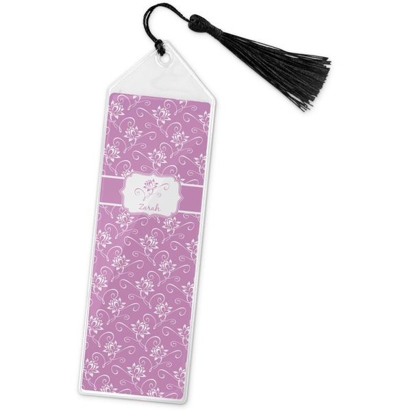 Custom Lotus Flowers Book Mark w/Tassel (Personalized)