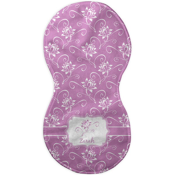 Lotus Flowers Burp Peanut Shaped Flat