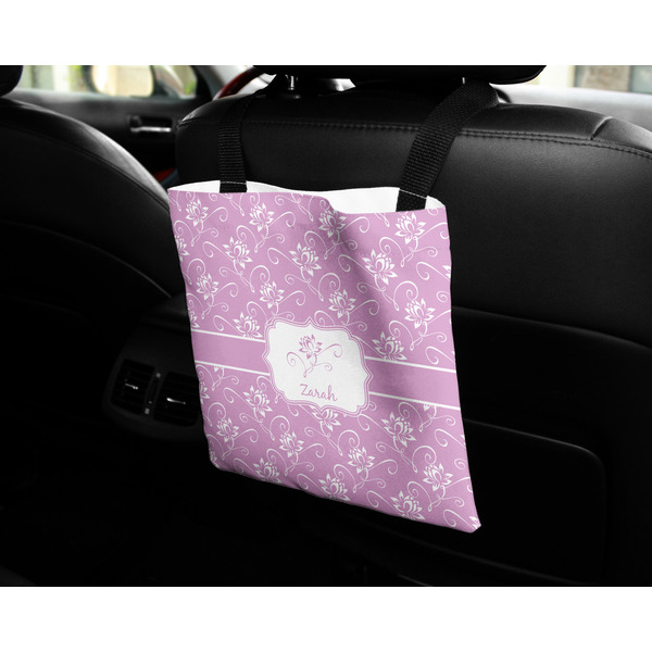 Lotus Flowers Car Bag - In Use