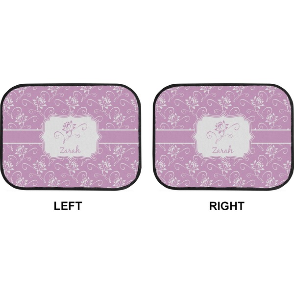 Lotus Flowers Car Floor Mats (Back Seat) (Approval)