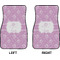 Lotus Flowers Car Mat Front - Approval