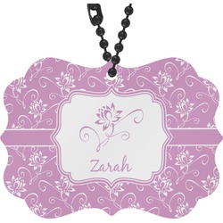 Lotus Flowers Rear View Mirror Charm (Personalized)