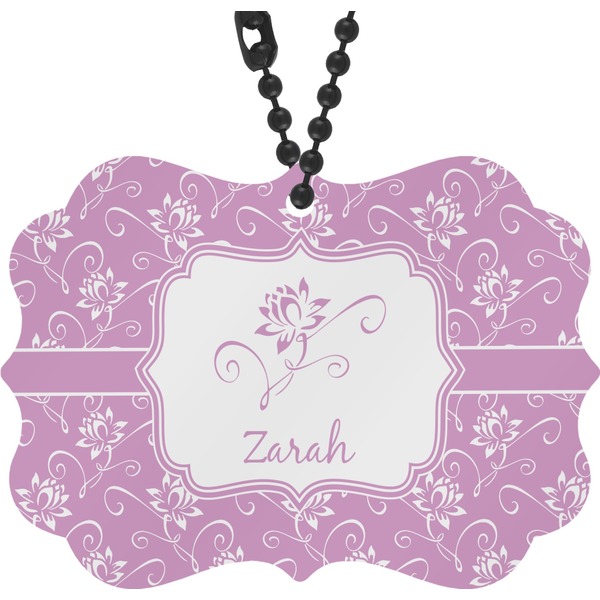 Custom Lotus Flowers Rear View Mirror Decor (Personalized)