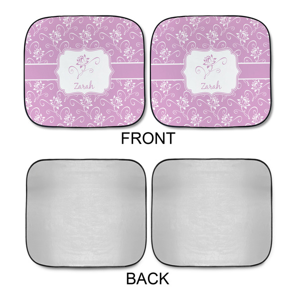 Lotus Flowers Car Sun Shades - APPROVAL