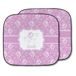 Lotus Flowers Car Sun Shade - Two Piece (Personalized)