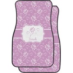 Lotus Flowers Car Floor Mats (Front Seat) (Personalized)