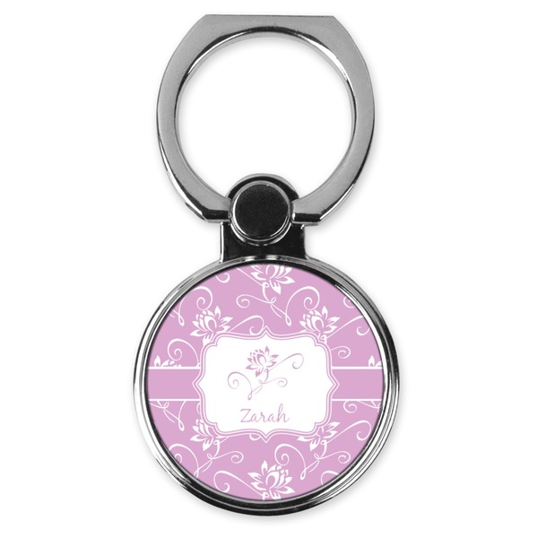 Custom Lotus Flowers Cell Phone Ring Stand & Holder (Personalized)