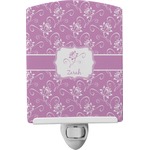 Lotus Flowers Ceramic Night Light (Personalized)