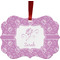 Lotus Flowers Christmas Ornament (Front View)