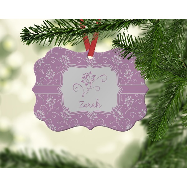 Lotus Flowers Christmas Ornament (On Tree)