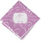 Lotus Flowers Cloth Cocktail Napkin - Single w/ Name or Text