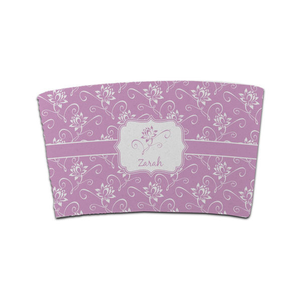 Custom Lotus Flowers Coffee Cup Sleeve (Personalized)