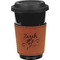 Lotus Flowers Leatherette Cup Sleeve - Single Sided (Personalized)