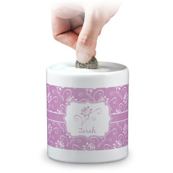 Lotus Flowers Coin Bank (Personalized)