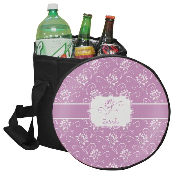 Custom Lotus Flowers Collapsible Cooler & Seat (Personalized)