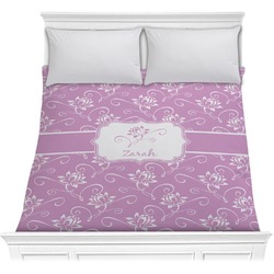 Lotus Flowers Comforter - Full / Queen (Personalized)