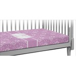 Lotus Flowers Crib Fitted Sheet (Personalized)